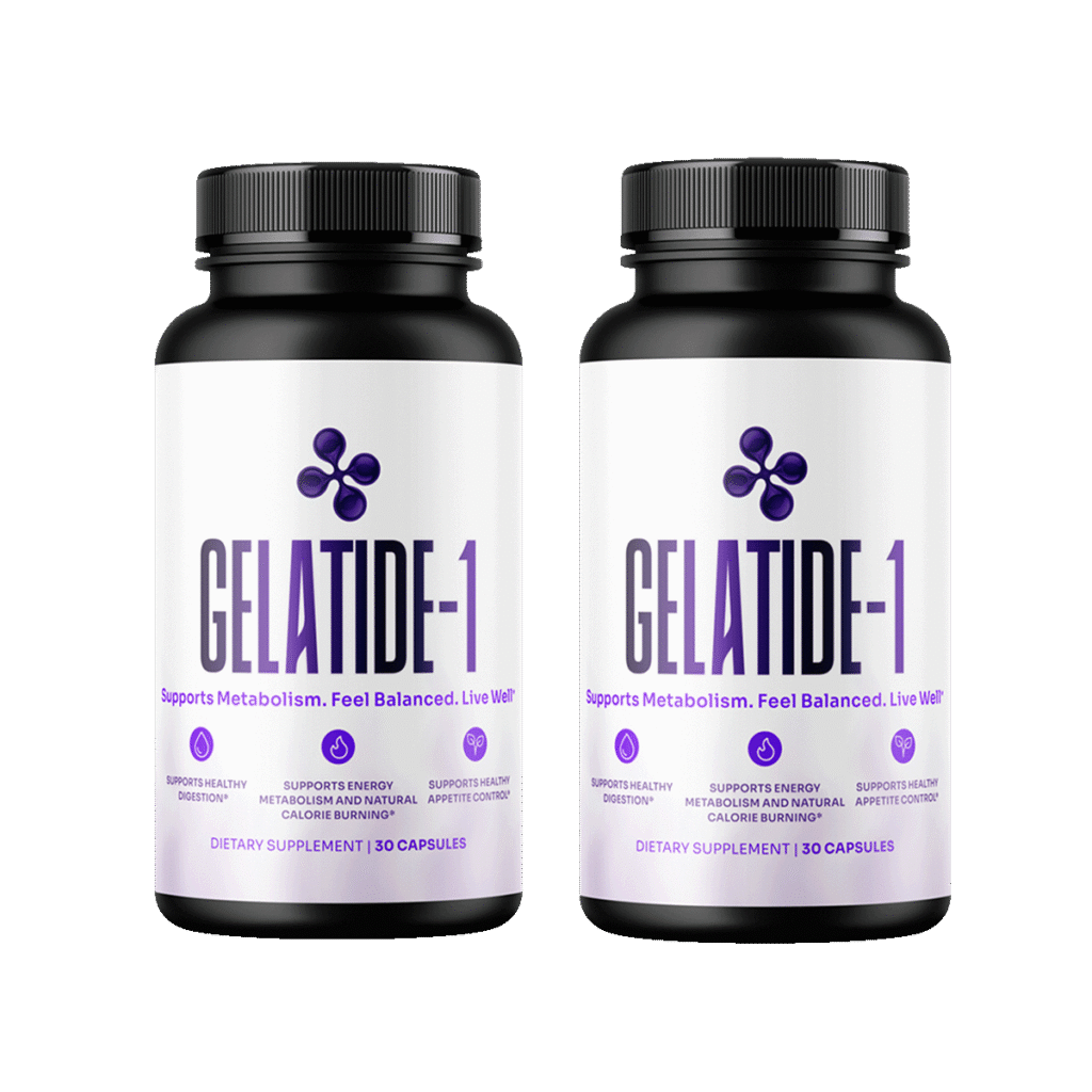 Promotional kit option containing 2 bottles of Gelatide-1 supplement for a 30-day supply, priced at $79 per bottle.